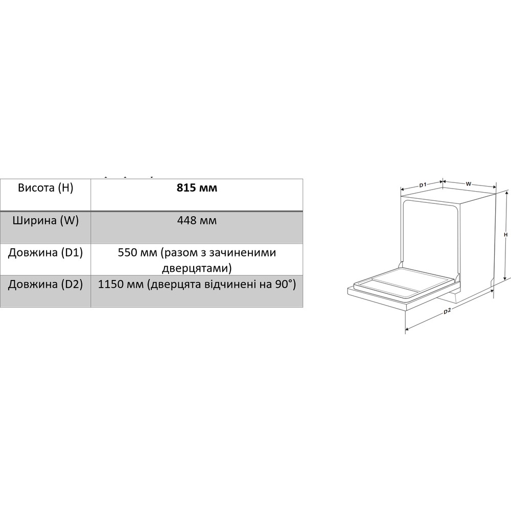 Посудомоечная машина InterLine DWI 345 TSA GA++ - изображение 5