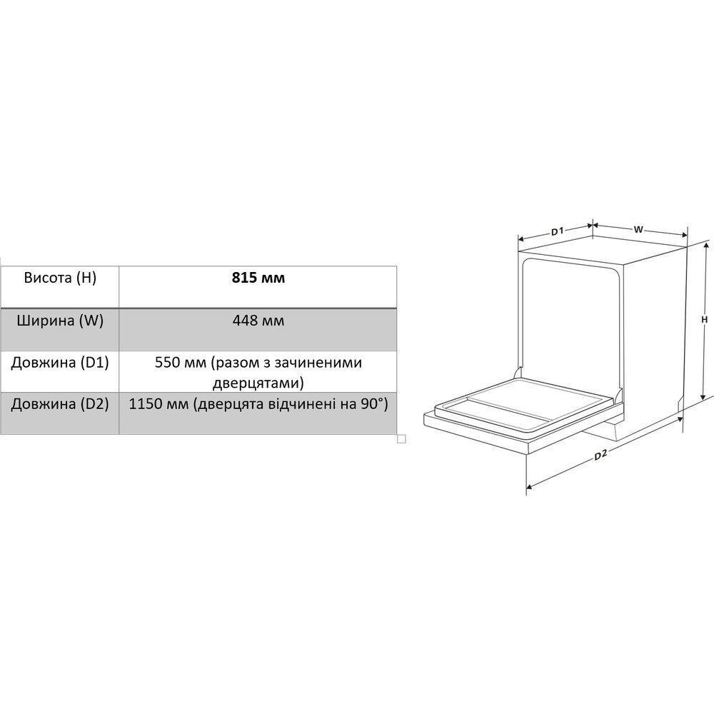 Посудомийна машина InterLine DWI 945 DSO WA Sliding Door - изображение 23