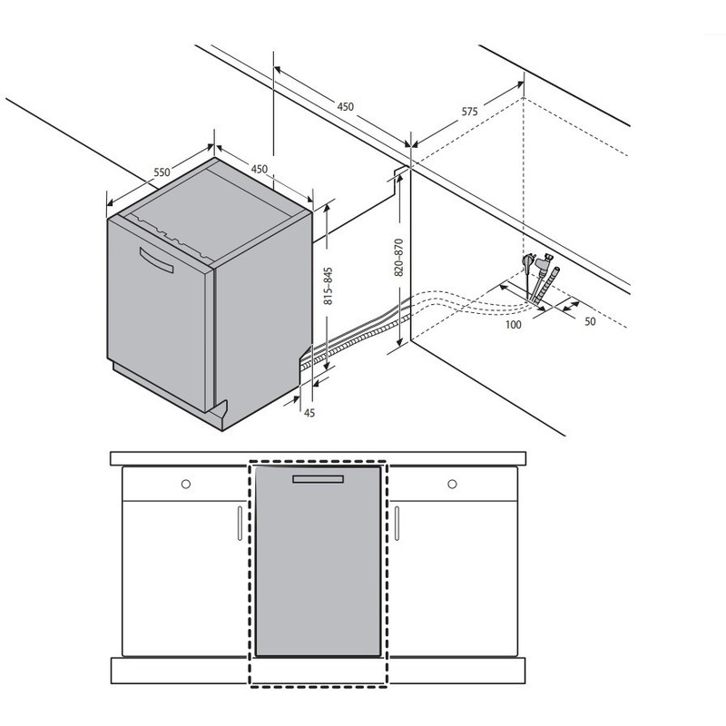 Посудомийна машина Samsung DW50R4070BB/WT - изображение 12