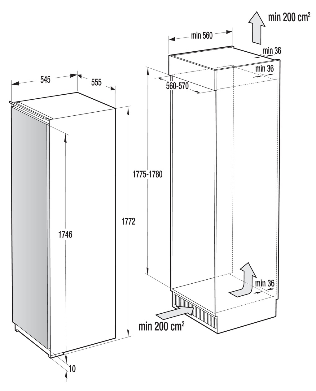 Холодильник Asko R31831I - изображение 3