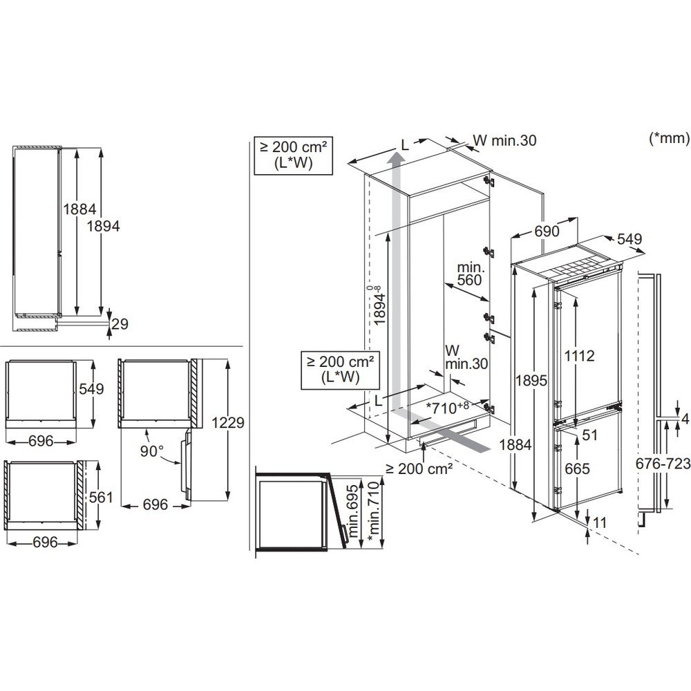 Холодильник Electrolux ENP7TD75S - изображение 12