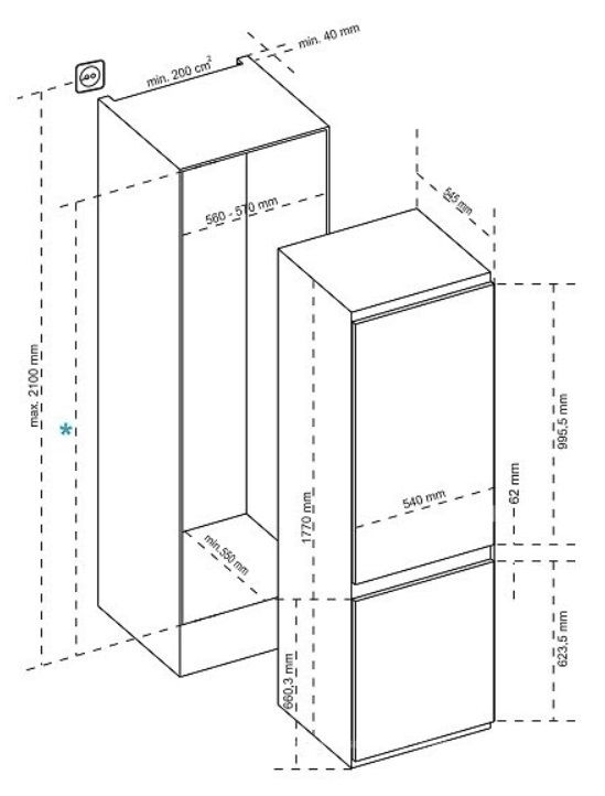 Холодильник InterLine RDS 570 MOZ NA+ - изображение 16