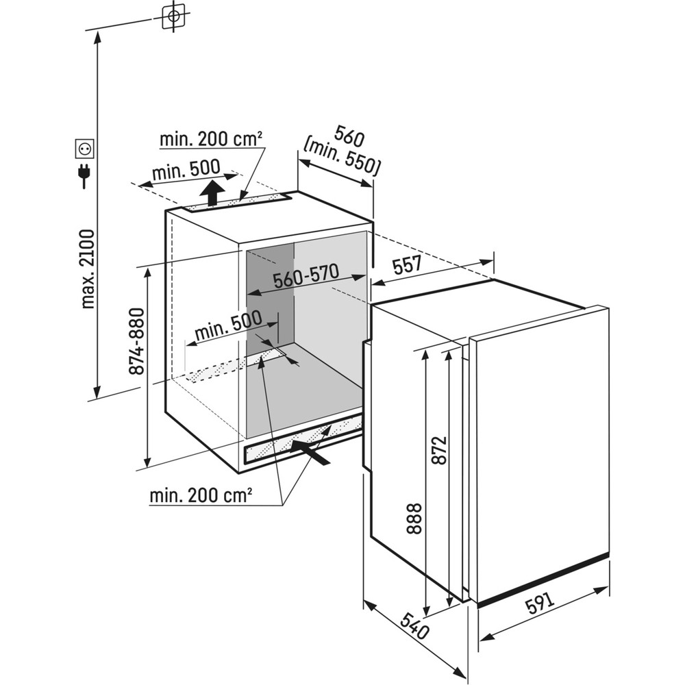 Холодильник Liebherr DRe 3901 Pure - изображение 4