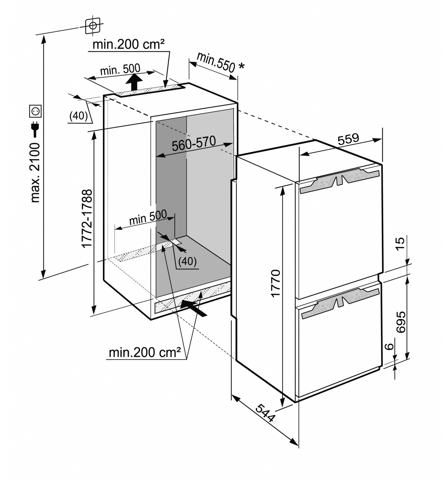 Холодильник Liebherr ICBN 3324 (уценка) - изображение 4
