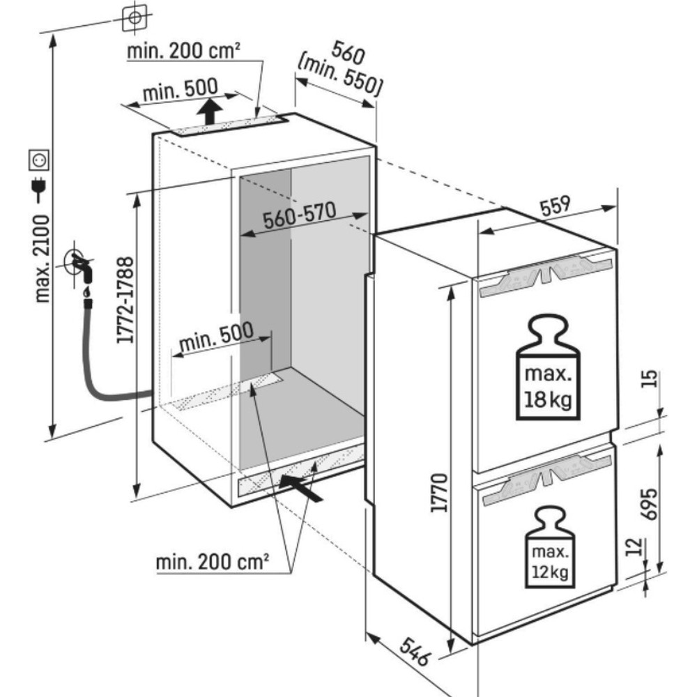 Холодильник Liebherr ICBNcx 5173 BS0 (ICBNbsci 5173) - изображение 14