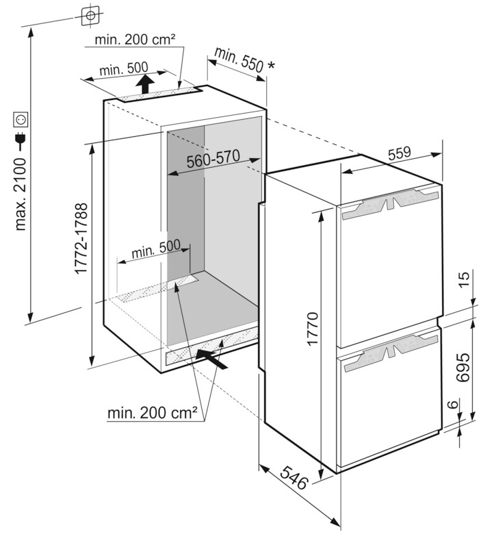 Холодильник Liebherr ICe 5103 Pure - изображение 12