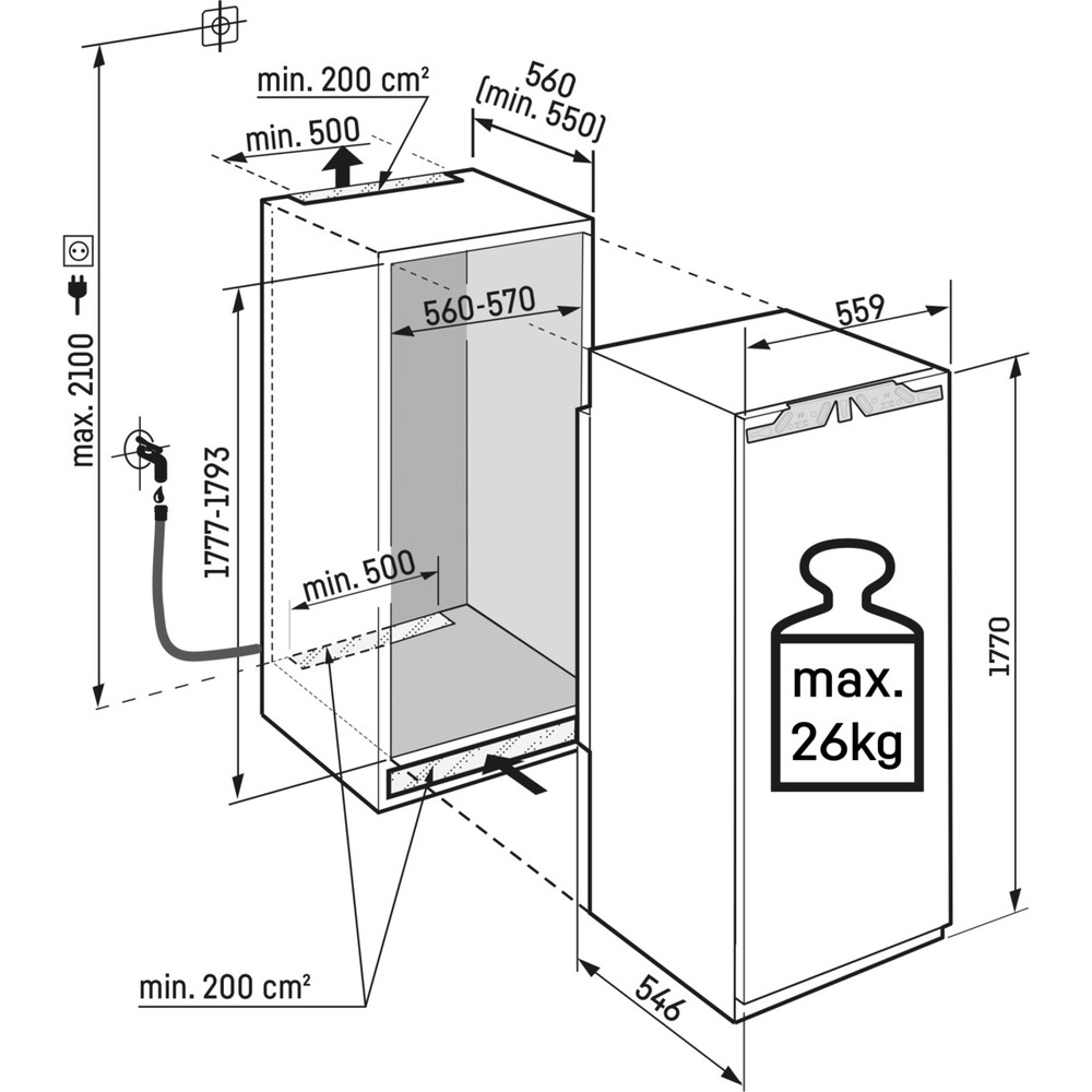 Холодильник Liebherr IRBAc 5190 617 Peak - изображение 5