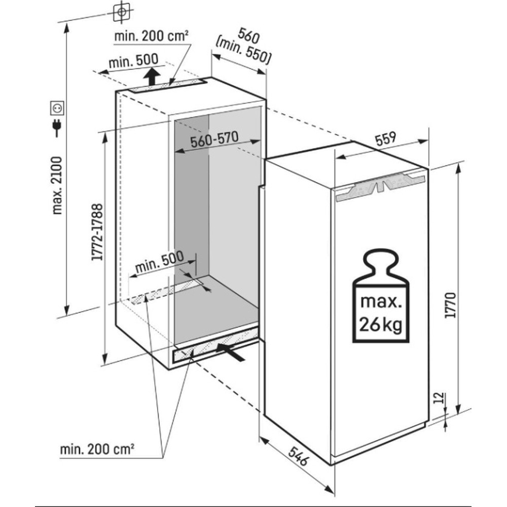 Холодильник Liebherr IRBcx 5170 BS0 Peak - изображение 9