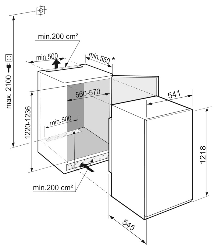 Холодильник Liebherr IRSe 4101 Pure - изображение 11