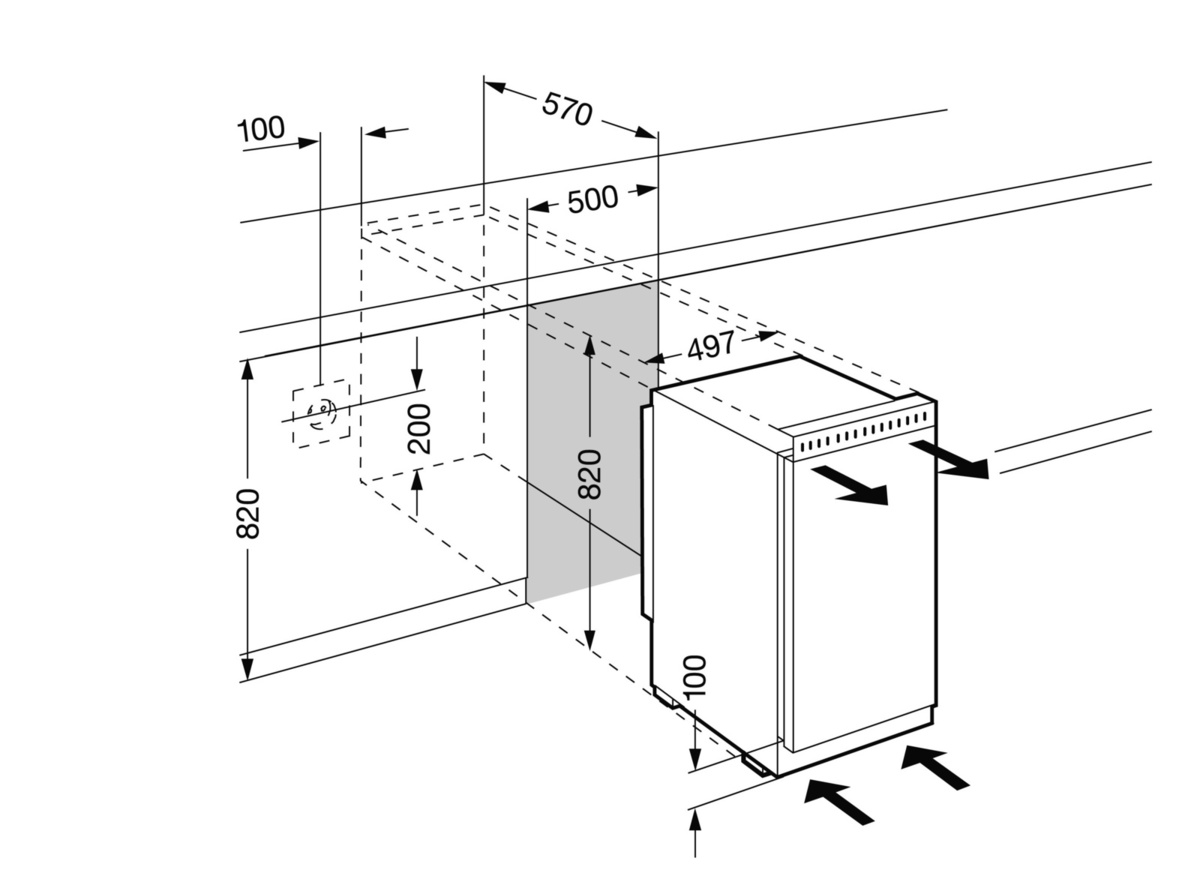 Холодильник Liebherr UK 1414 - изображение 3