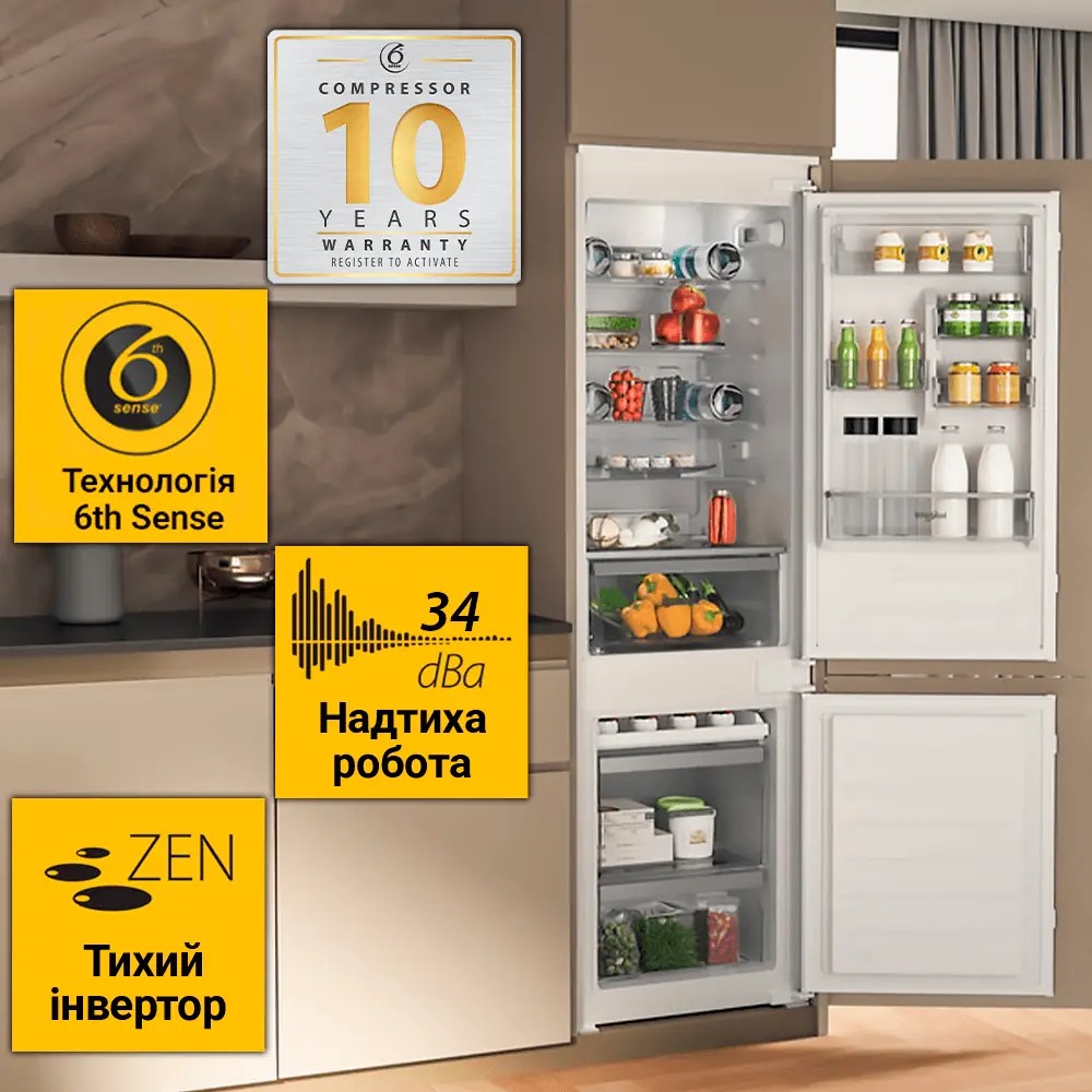 Холодильник Whirlpool WHC18D011C1 SF - изображение 5