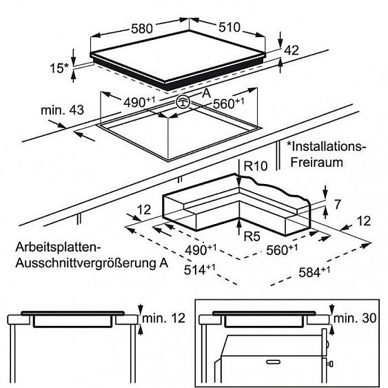 Варильна поверхня AEG HK654070IB - изображение 5