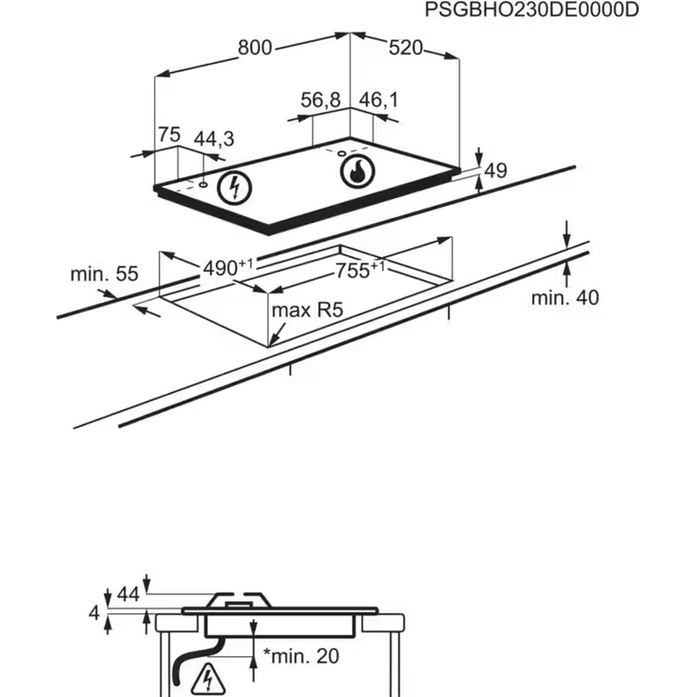 Варочная поверхность AEG HVB8453IB - изображение 7