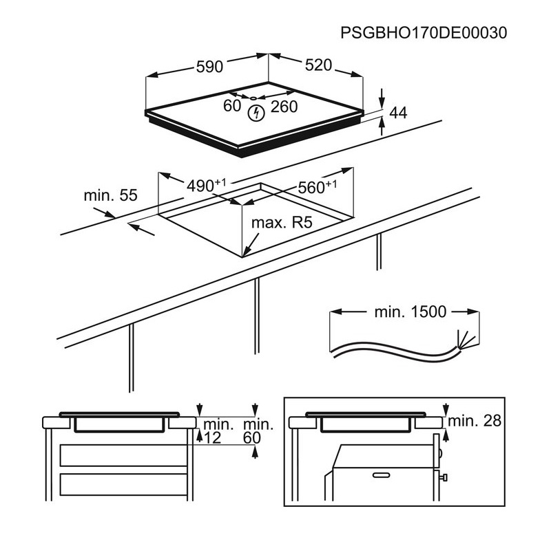 Варочная поверхность AEG IAR64413FB - изображение 5