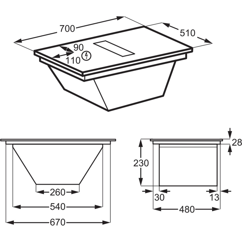 Варочная поверхность AEG NCH74B01CB - изображение 10
