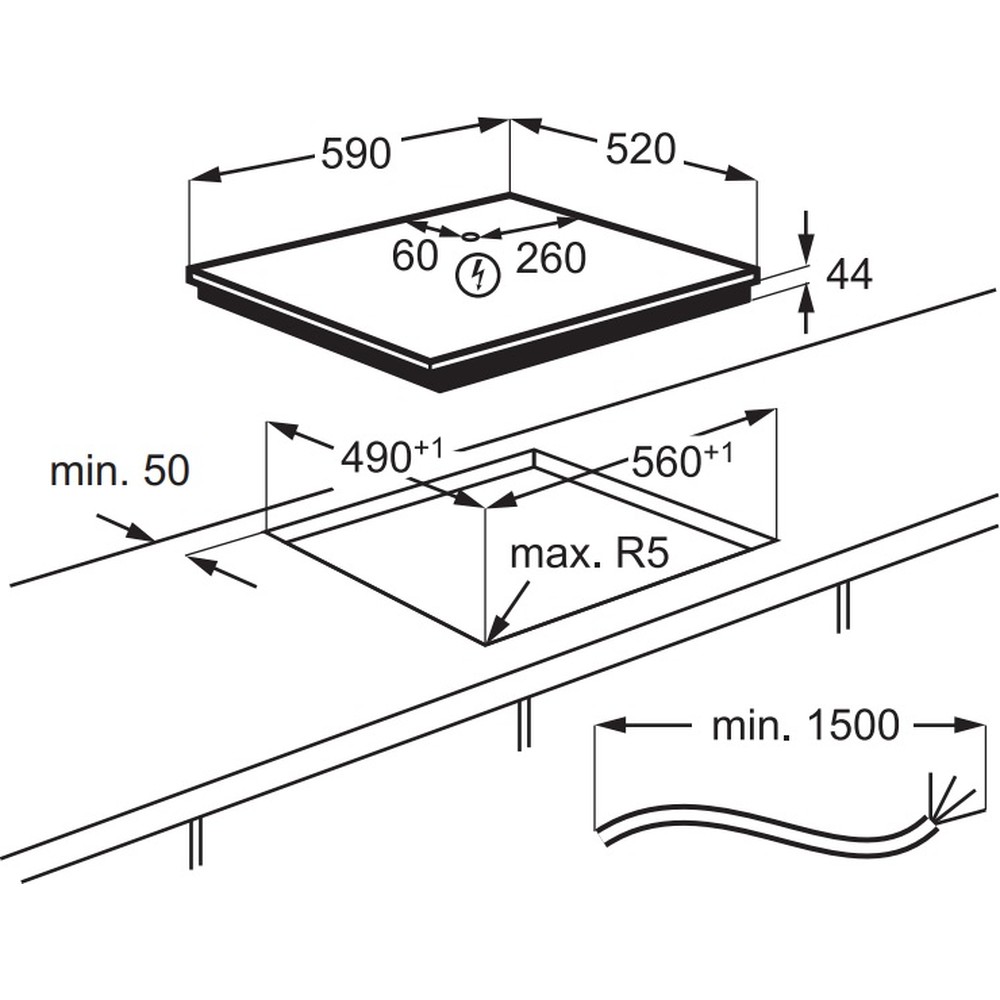 Варочная поверхность AEG TH64IB30FB - изображение 6