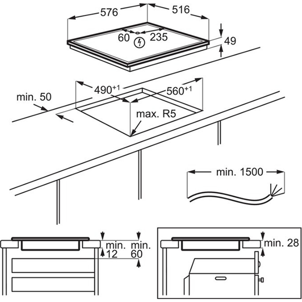 Варильна поверхня AEG TN64IA00XB - изображение 6