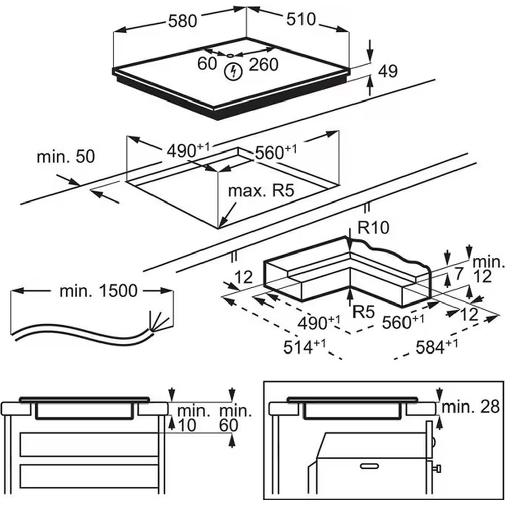 Варильна поверхня AEG TO64IB00IB - изображение 6