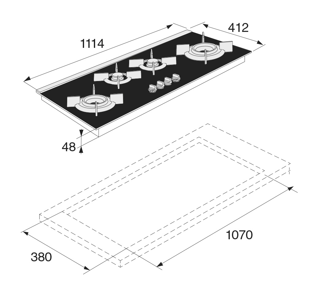 Варильна поверхня Asko HG1145AB - изображение 5