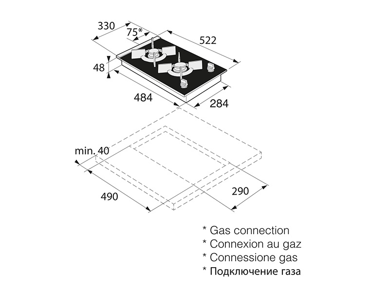 Варильна поверхня Asko HG1355GB - изображение 6
