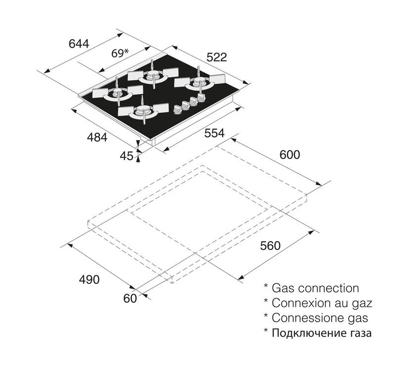 Варильна поверхня Asko HG1615AB - изображение 4