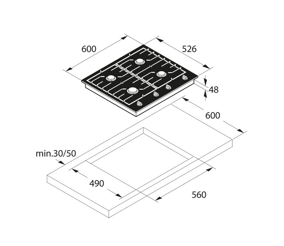Варильна поверхня Asko HG1666AB - изображение 4
