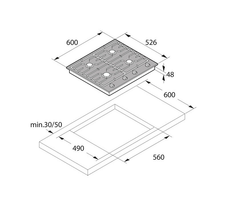 Варильна поверхня Asko HG1666SB - изображение 3
