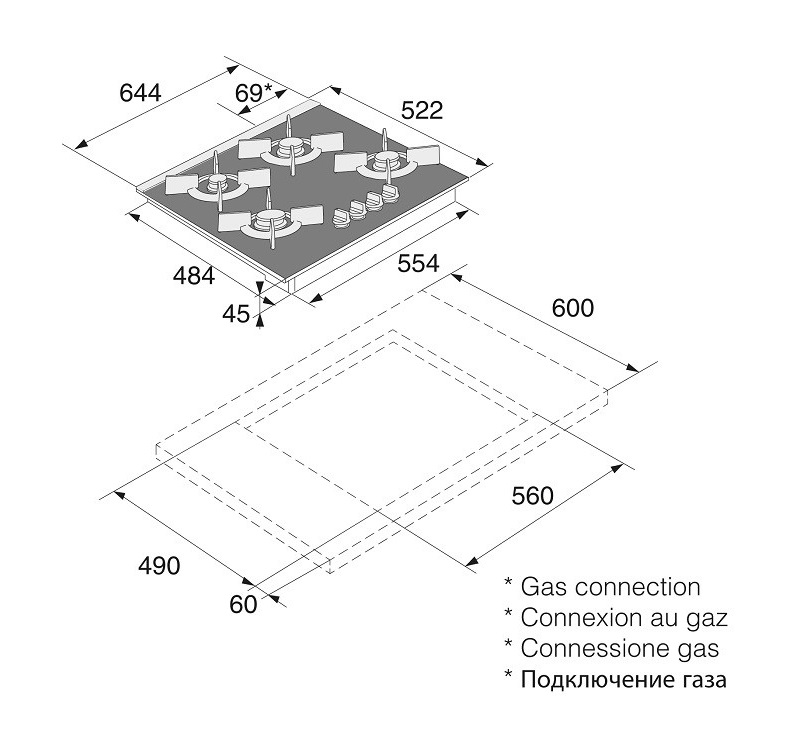 Варильна поверхня Asko HG1675SB - изображение 3