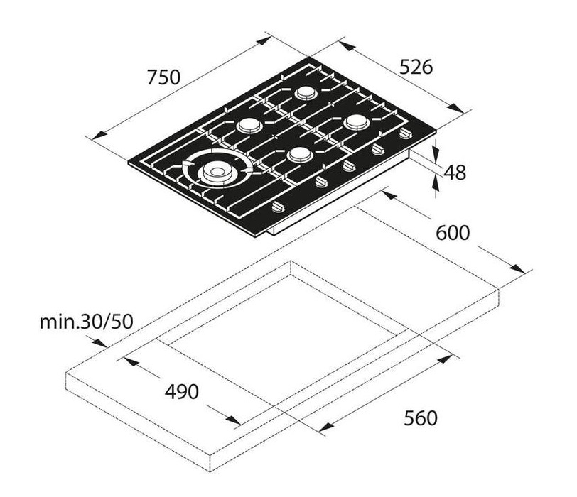 Варильна поверхня Asko HG1776AB - изображение 3