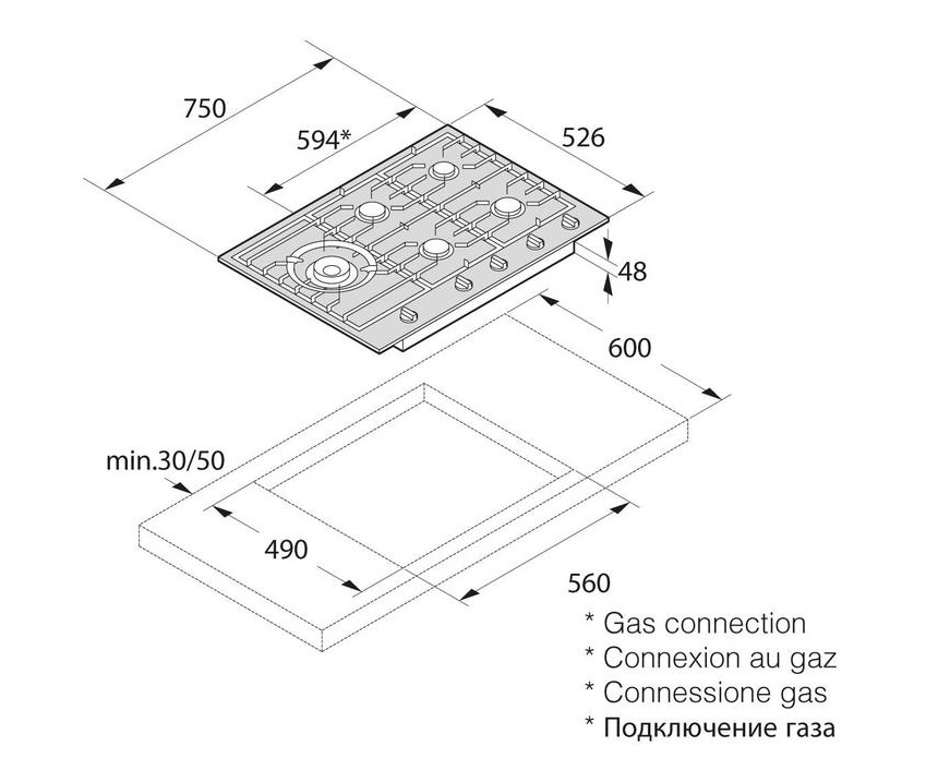 Варильна поверхня Asko HG1776SB - изображение 3