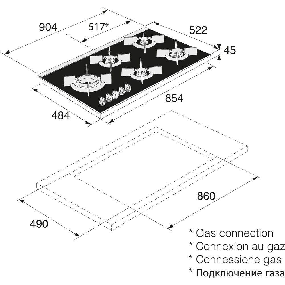 Варильна поверхня Asko HG1935AB - изображение 4
