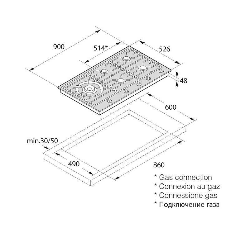 Варильна поверхня Asko HG1986SB - изображение 4