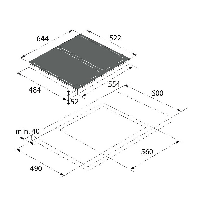 Варильна поверхня Asko HI1655M - изображение 3