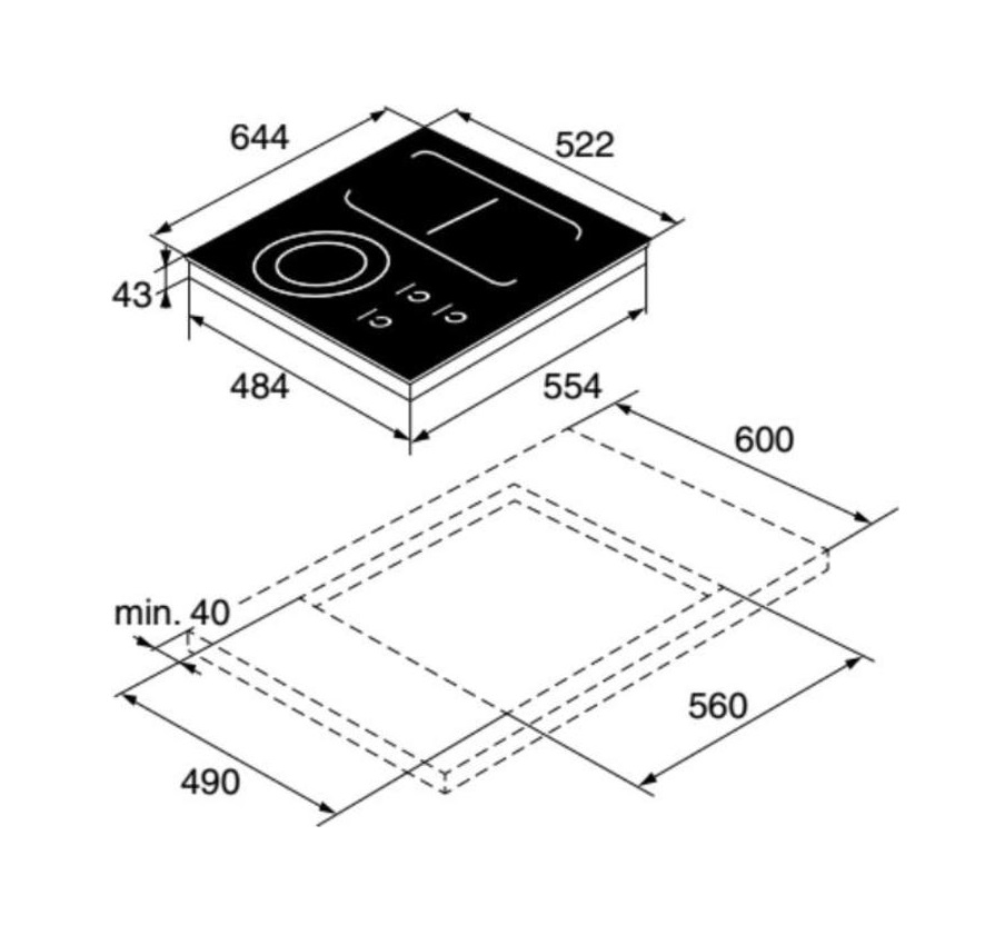 Варильна поверхня Asko HI1694G - изображение 3