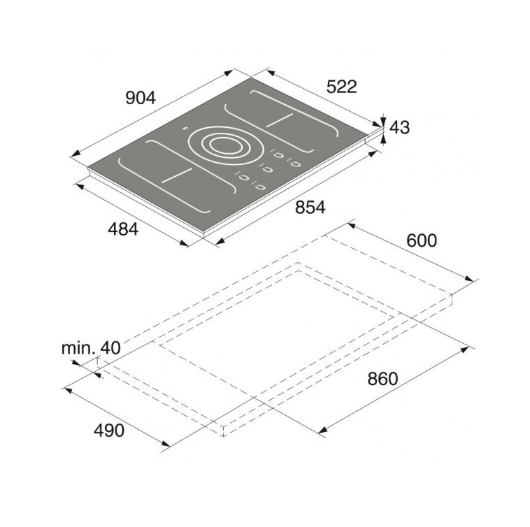 Варильна поверхня Asko HI1994G - изображение 4