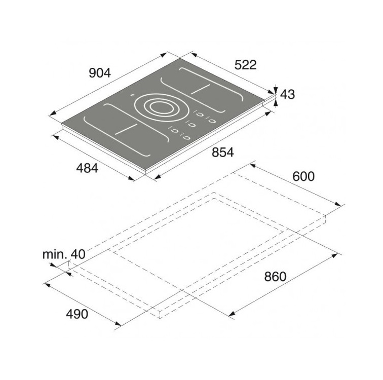 Варильна поверхня Asko HI1994M - изображение 5