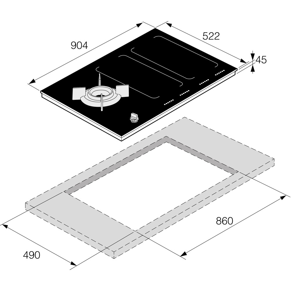 Варочная поверхность Asko HIG1995AB - изображение 5