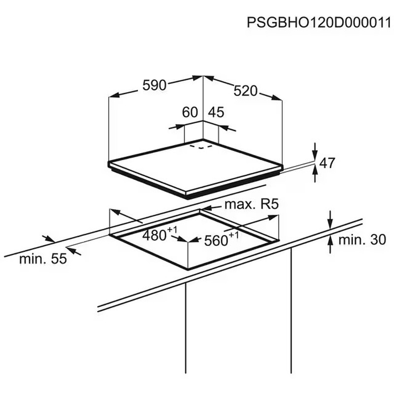 Варочная поверхность Electrolux EGT6242NVK - изображение 4