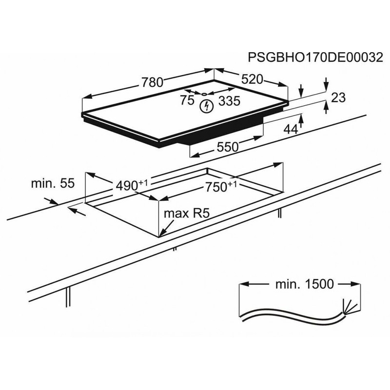 Варочная поверхность Electrolux EIV83443BW - изображение 3
