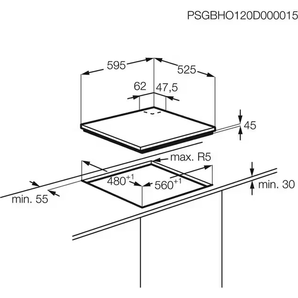 Варильна поверхня Electrolux KGU643723Z - изображение 7