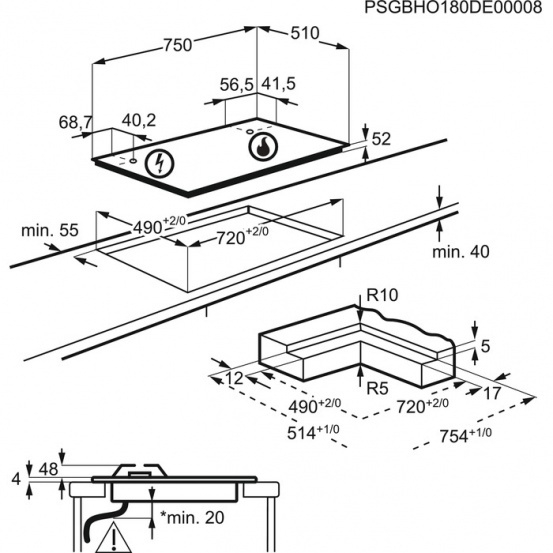 Варильна поверхня Electrolux KGV7539IK - изображение 7