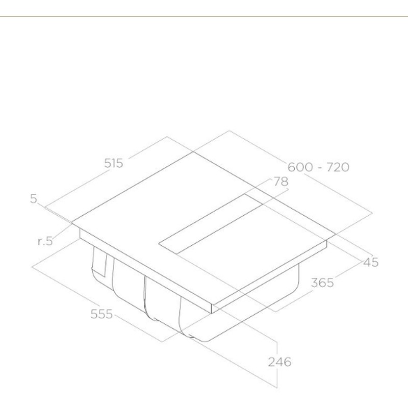 Варильна поверхня Elica NIKOLATESLA FIT BL/A/72 - изображение 6