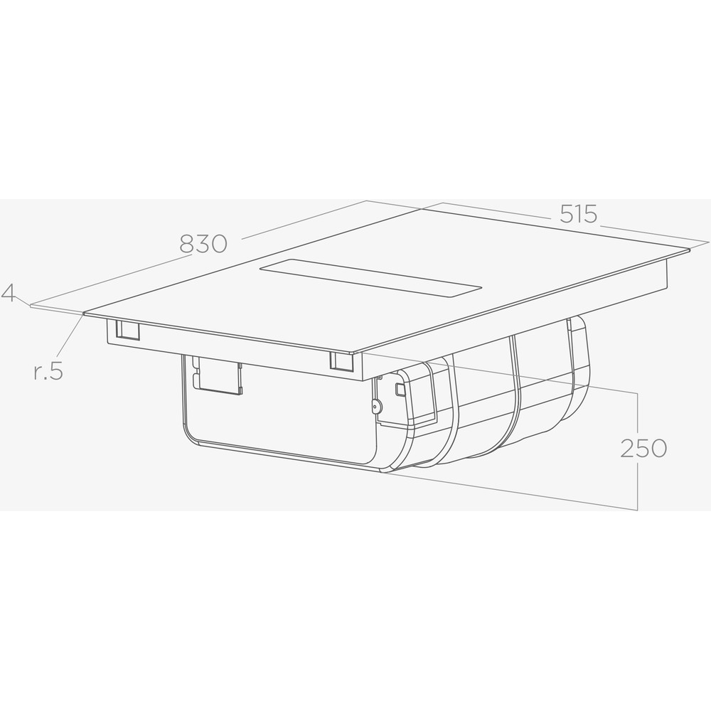 Варильна поверхня Elica NIKOLATESLA FIT XL RAW BR/A/83 - изображение 6