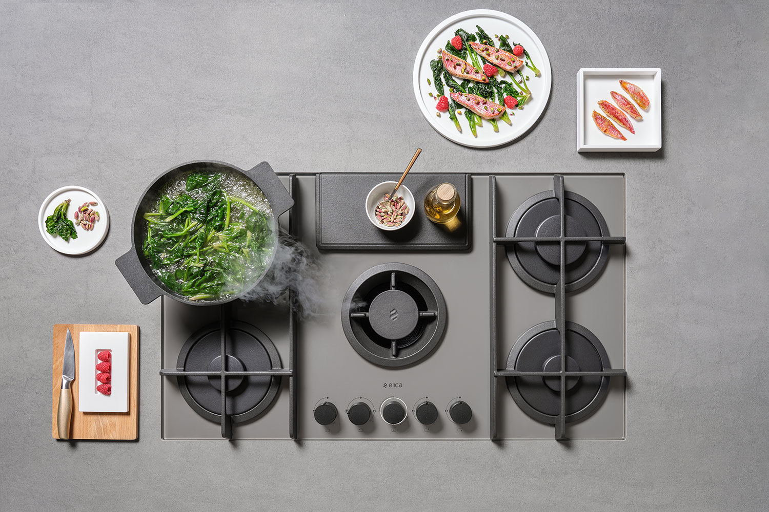 Варильна поверхня Elica NIKOLATESLA FLAME BL/F/88 - изображение 4