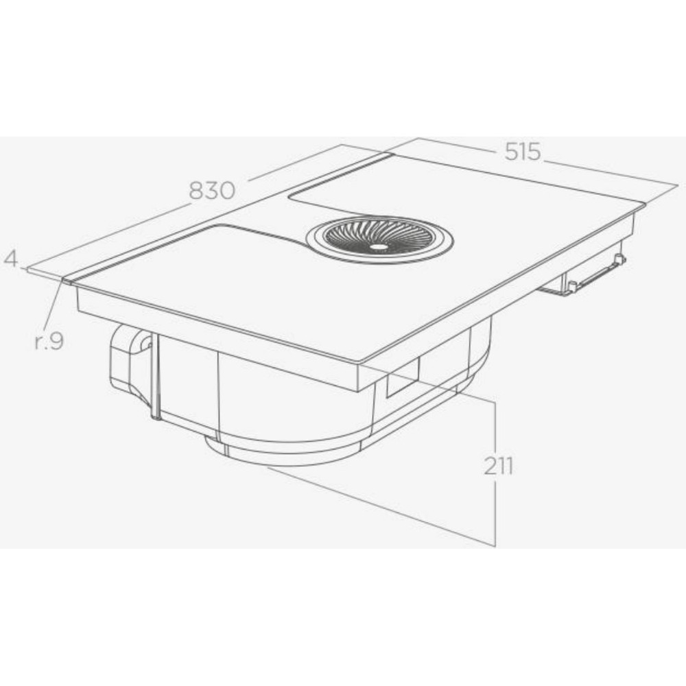 Варочная поверхность Elica NIKOLATESLA ONE RAW BR/A/83 - изображение 4