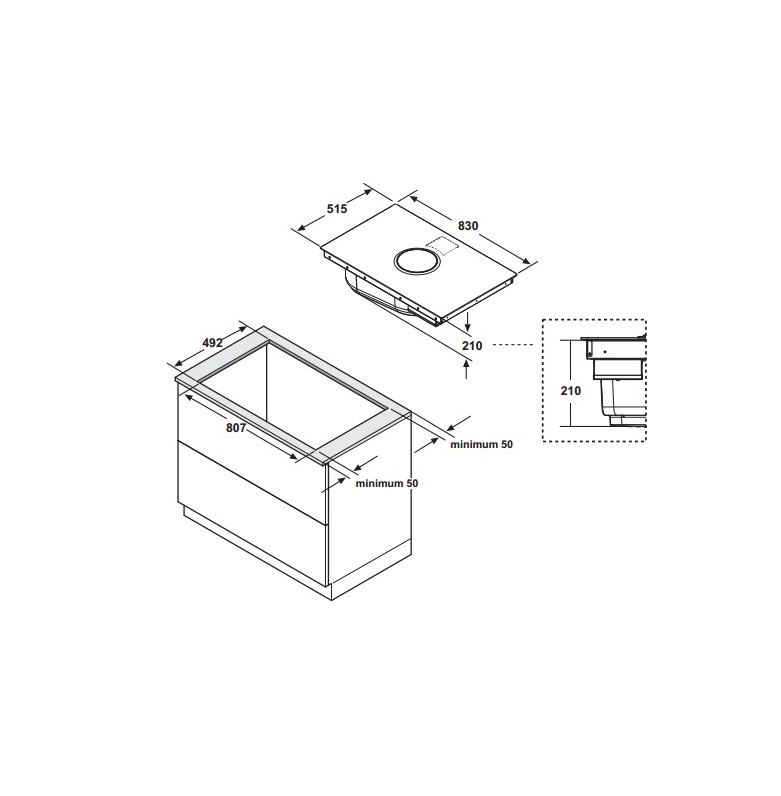 Варочная поверхность Elica NIKOLATESLA SWITCH BL/F/83 - изображение 7