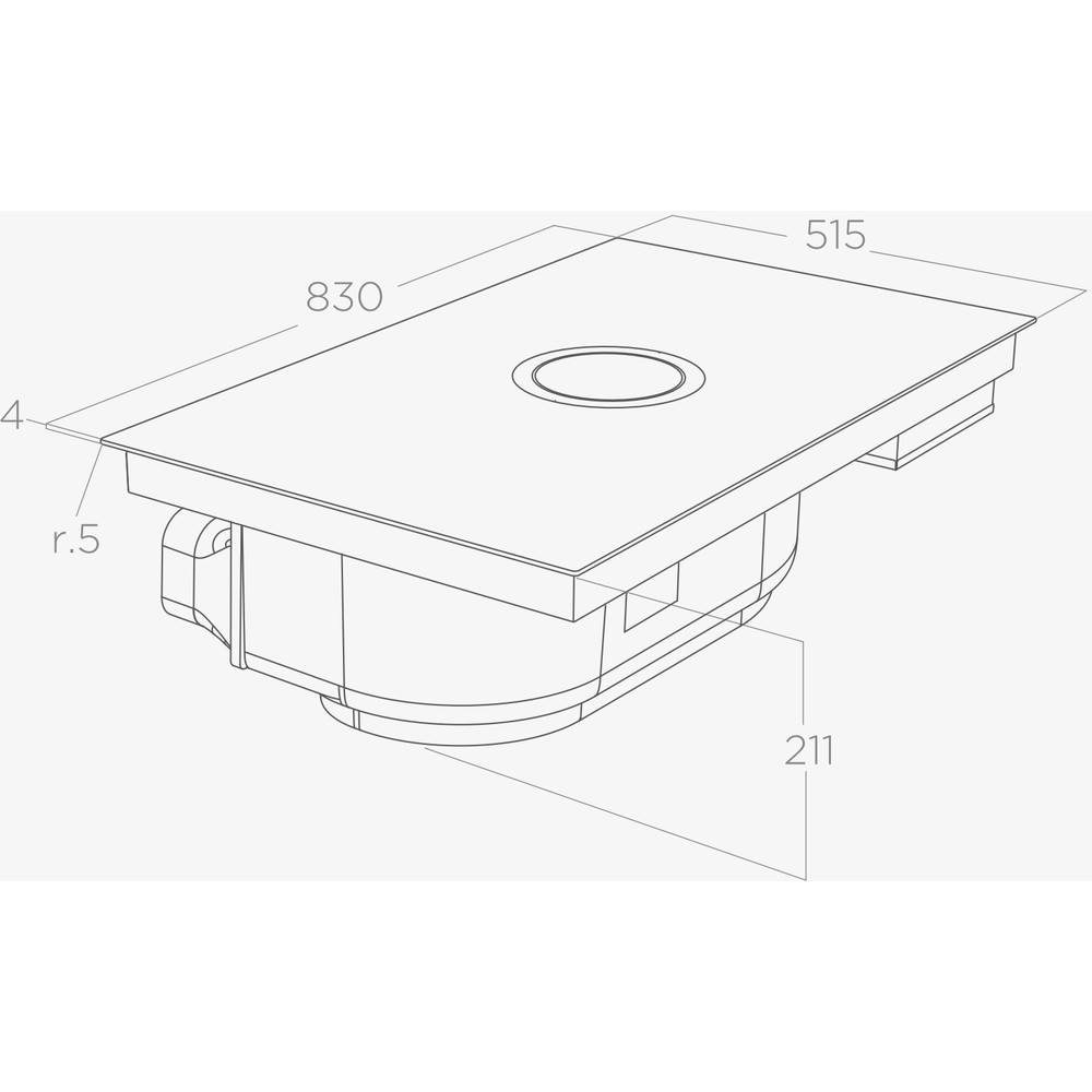 Варочная поверхность Elica NIKOLATESLA SWITCH GLOW RAW BR/A/83 - изображение 4