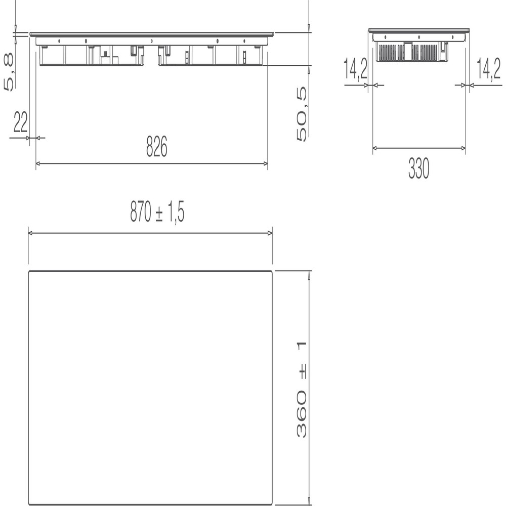 Варочная поверхность Elica RATIO 874 PLUS BL - изображение 5