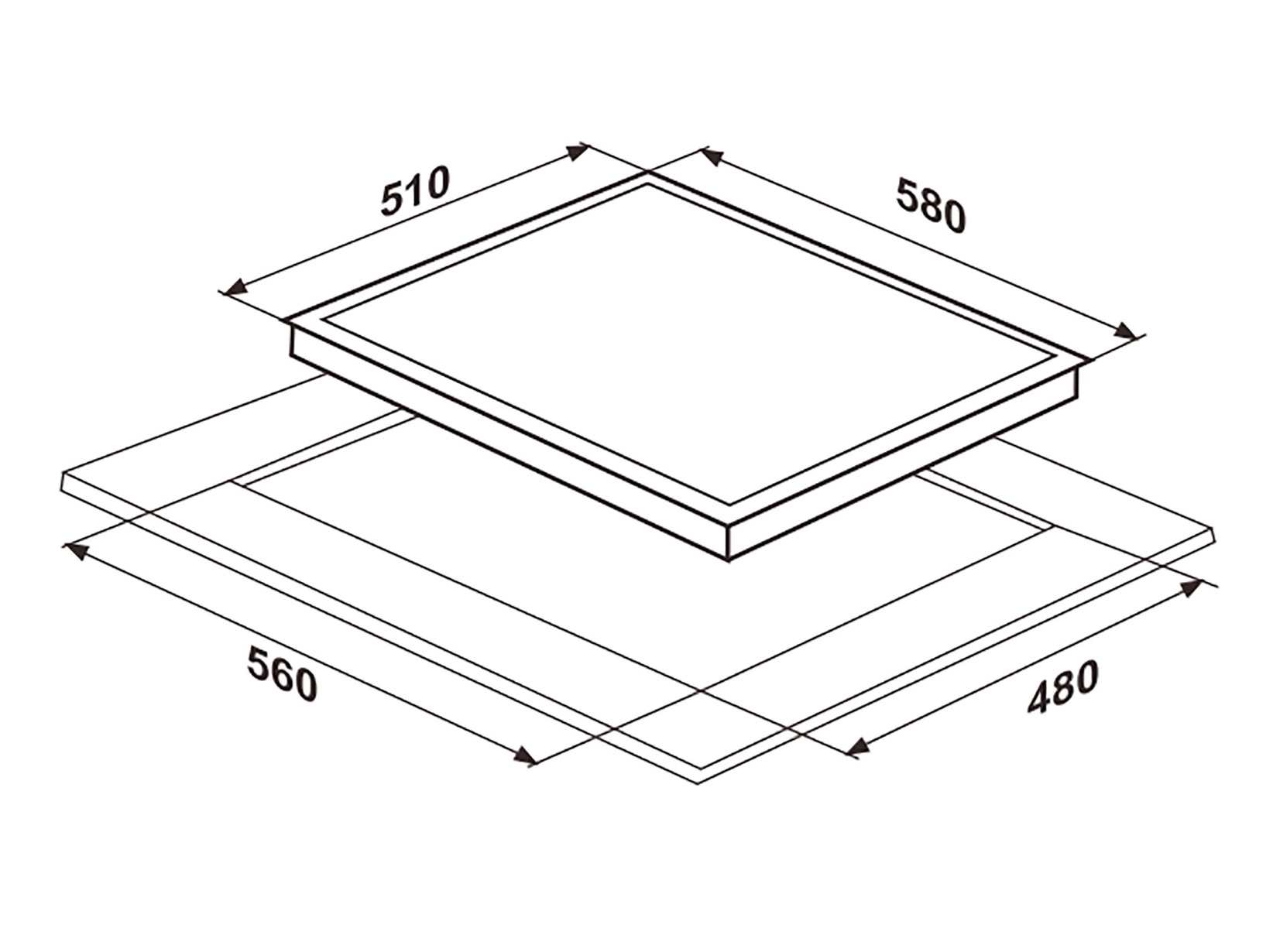Варильна поверхня InterLine HCG 561 FGT BA - изображение 4