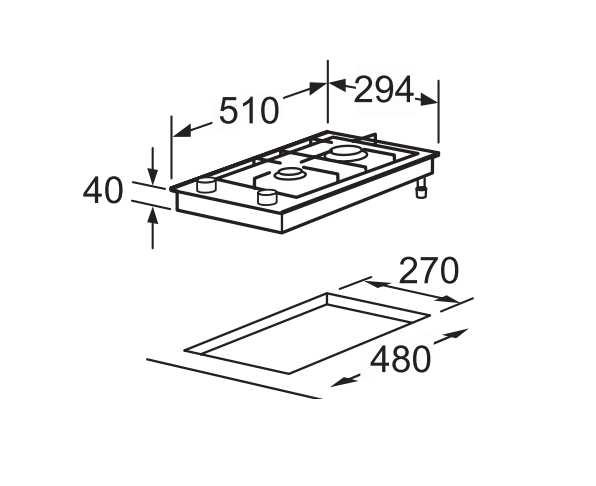 Варильна поверхня InterLine HGG 734 FGT BA - изображение 12